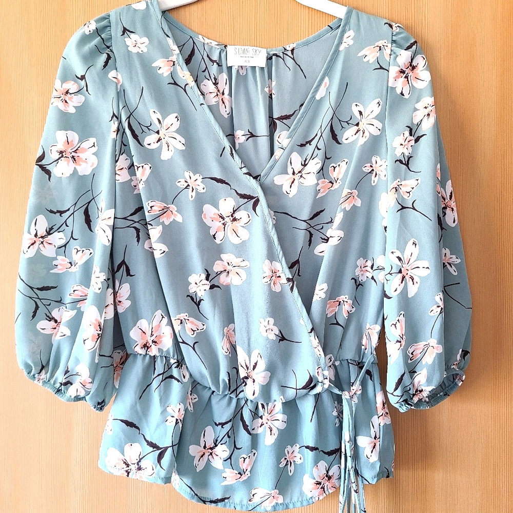 Sienna Sky 3/4 Sleeve Blouse